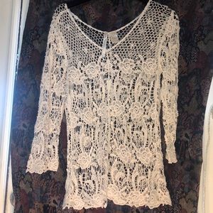 forgotten Grace white blouse